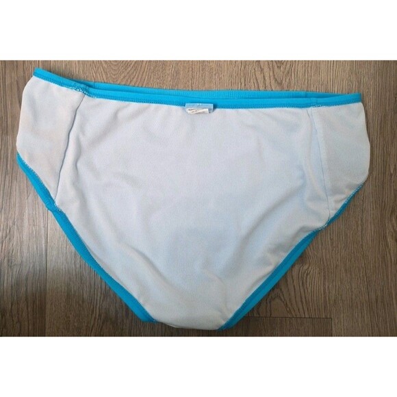 Ocean Avenue Swimwear Tankini Top and Bikini Bottom Set Blue Geometric Size L - Picture 8 of 12